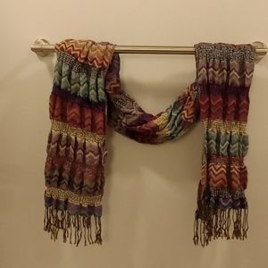 Fall colors scarf